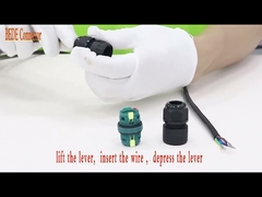 2 cables connecteur imperméables de la Manche M25 2 3 4 5 bornes 450V 40A