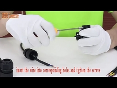 T Type 5 broches connecteurs électriques étanches boîte de jonction de câble IP68 5 broches