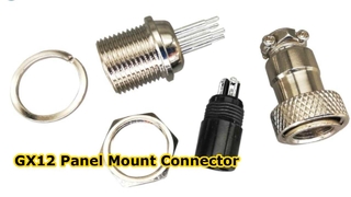 Connecteurs GX12 GX16 GX20 GX 25, prise et prise d'aviation