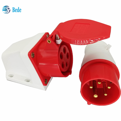 Fiche de connecteur Commando et type de montage mural CEI 60309 380-415V 16Amp