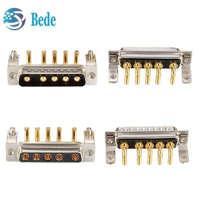 5W5 Connecteurs D-Sub à angle droit pour PCB à courant élevé mâle et femelle