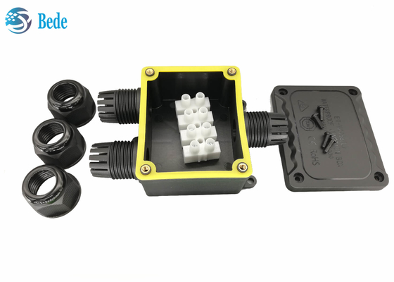 Type de pièce en t de Y boîte de jonction imperméable extérieure du fil IP68 avec les TB