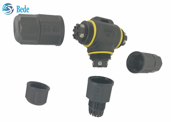Type 5 goupilles de T de la boîte de jonction de Pin Waterproof Electrical Connectors Cable IP68 5