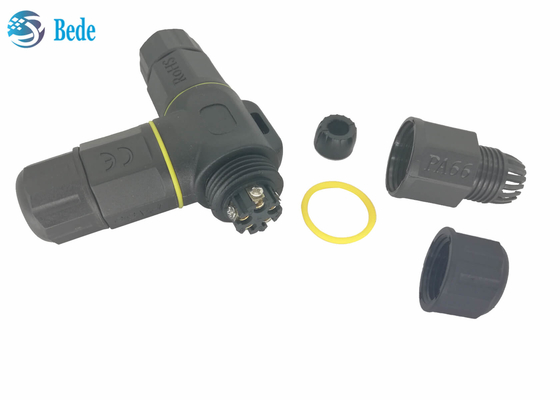 Type 5 goupilles de T de la boîte de jonction de Pin Waterproof Electrical Connectors Cable IP68 5