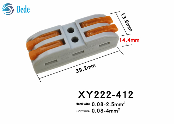 2 bornes que 3 bornes vissent rapide libre relient le terminal tirent le type de Rod Connector Welding Free Push
