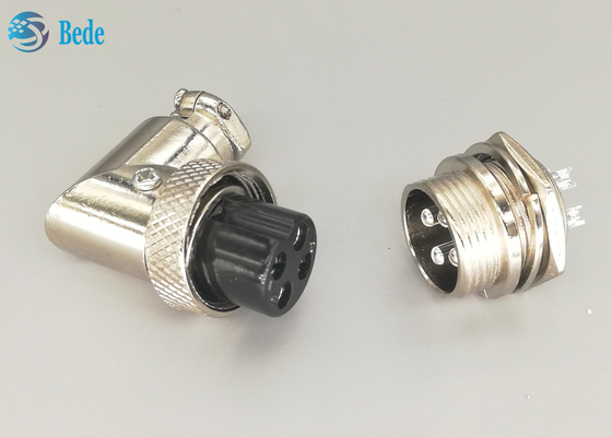 Les kits de prise des avions Gx16 4 Pin Connector Set Plug And écartent le connecteur d'un coup de coude de bâti de panneau