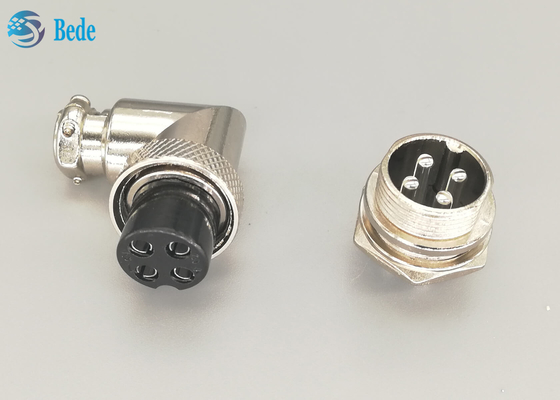 Les kits de prise des avions Gx16 4 Pin Connector Set Plug And écartent le connecteur d'un coup de coude de bâti de panneau