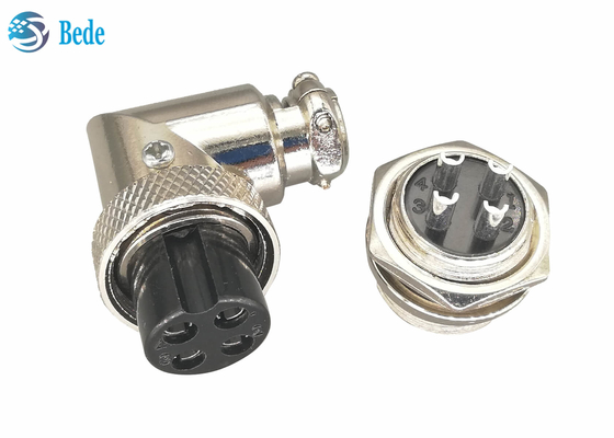 Les kits de prise des avions Gx16 4 Pin Connector Set Plug And écartent le connecteur d'un coup de coude de bâti de panneau