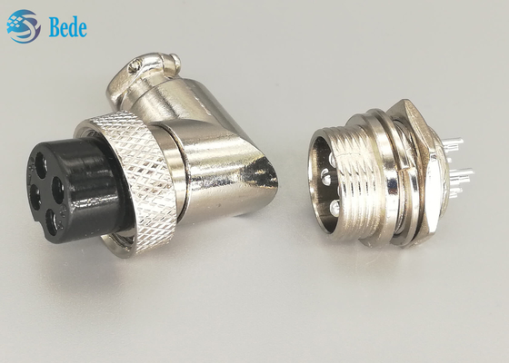 Les kits de prise des avions Gx16 4 Pin Connector Set Plug And écartent le connecteur d'un coup de coude de bâti de panneau