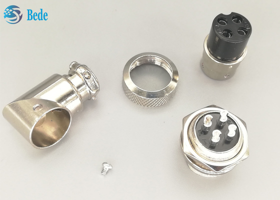 Les kits de prise des avions Gx16 4 Pin Connector Set Plug And écartent le connecteur d'un coup de coude de bâti de panneau