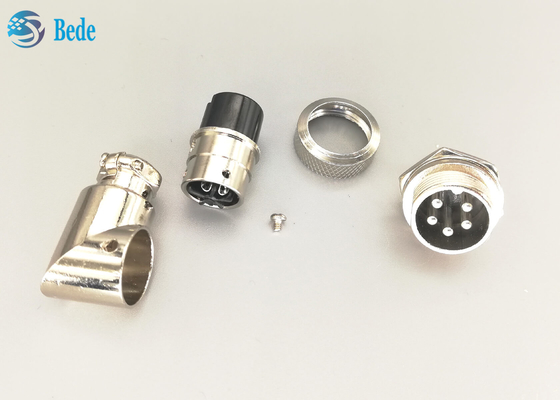 Aviation Gx16 5 Pin Right Angle Connector Male et ensembles femelles avec tous les accessoires