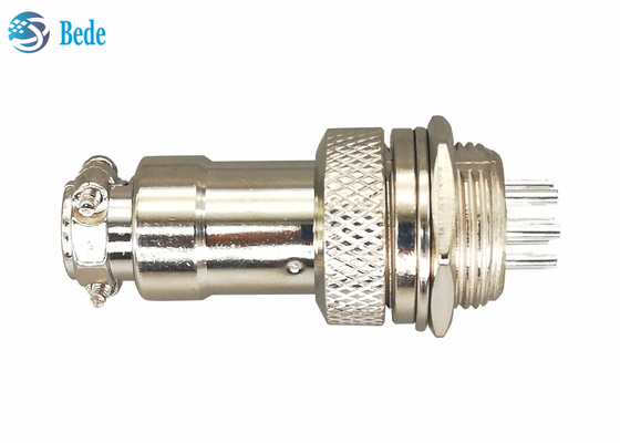 7 Pin Gx 16 connecteurs du connecteur M16 d'aviation branchent et ensembles de prise pour le transit de rail