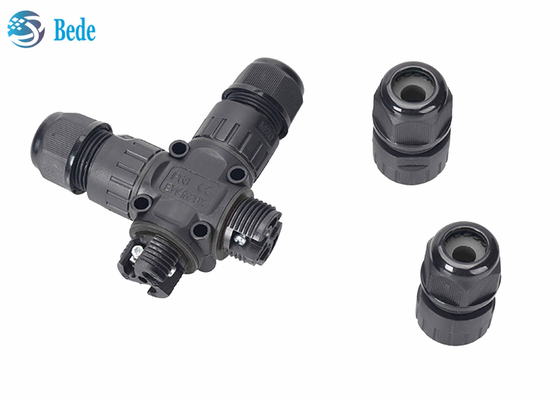 Type connecteur imperméable 3 de X de 4-Channel Ip68 - idéal de Polonais pour 3 Pin Wires