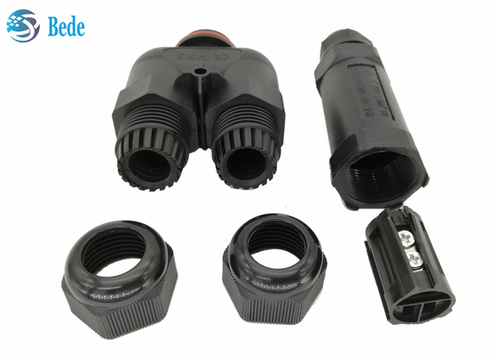 Type 3 la Manche 2 de Y 3 4 5 Pin Waterproof Electrical Connectors Ip 68 250v 16~24a