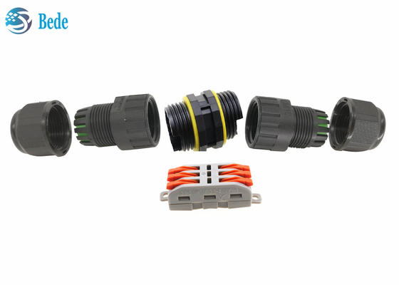 2 3 câblage rapide imperméable Screwless des cables connecteur M25 de la Manche 250V 24A des bornes 2