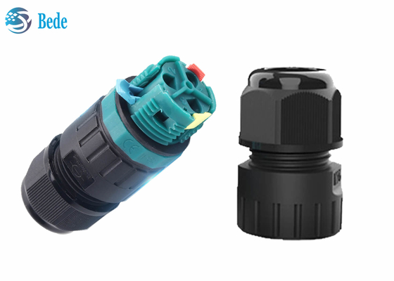 Cables connecteur imperméables de câblage rapides 2 de M25 Screwless 3 4 5 la Manche 450V 40A des bornes 2