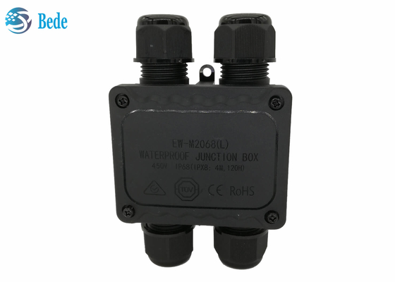 La Manche imperméable externe IP68 450V de la boîte de distribution de fil de boîte de jonction de la PA 66 4