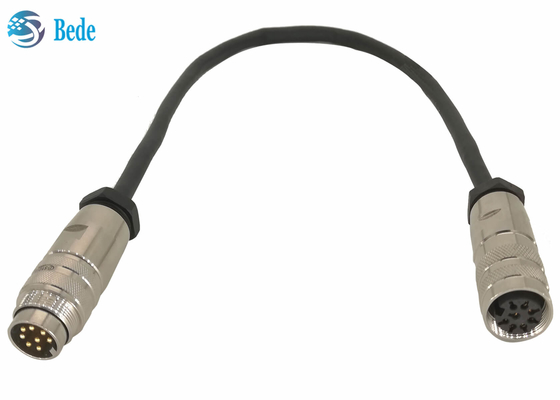 Le mâle d'AISG à la femelle d'AISG rouissent le câble de commande 0.5M Length 8 conducteurs MCU à la RCU