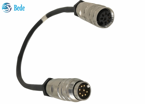 Le mâle d'AISG à la femelle d'AISG rouissent le câble de commande 0.5M Length 8 conducteurs MCU à la RCU