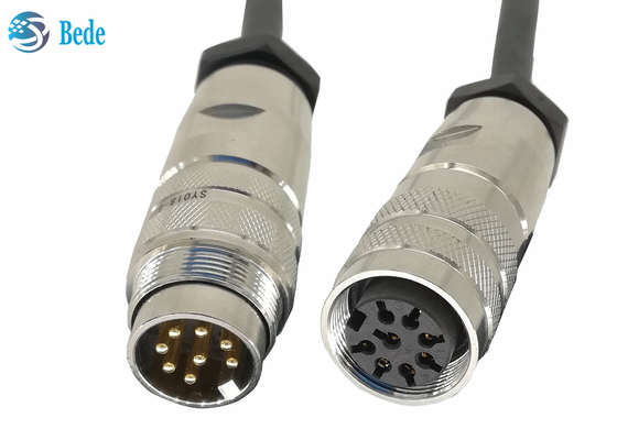 Le mâle à la femelle ROUISSENT câble les conducteurs MCU de la longueur 8 de 10 mètres à la RCU IP67