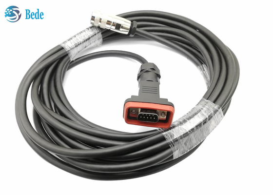 Les câbles d'AISG ROUISSENT le câble de commande D-sous 9 Pin Male To AISG 8 Pin Female 10 mètres