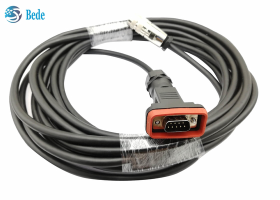 Le mâle DB-9 et l'AISG câble 8 Pin Female Connectors 50 mètres ou adapte la longueur aux besoins du client