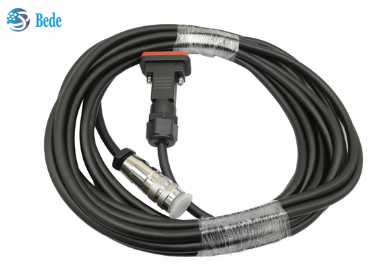 Le mâle DB-9 et l'AISG câble 8 Pin Female Connectors 50 mètres ou adapte la longueur aux besoins du client