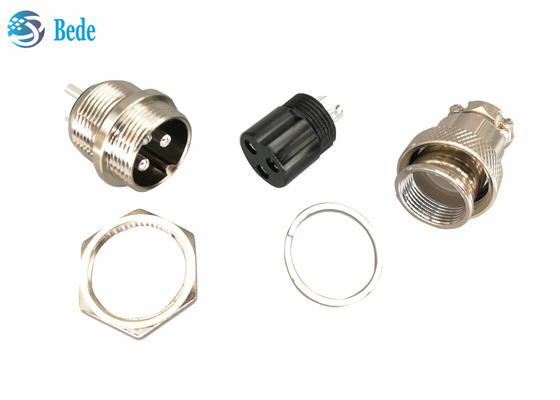 Mâle de connecteur de Front Mounting Circular Gx 20 et kits femelles 2~10/12/14/15 bornes