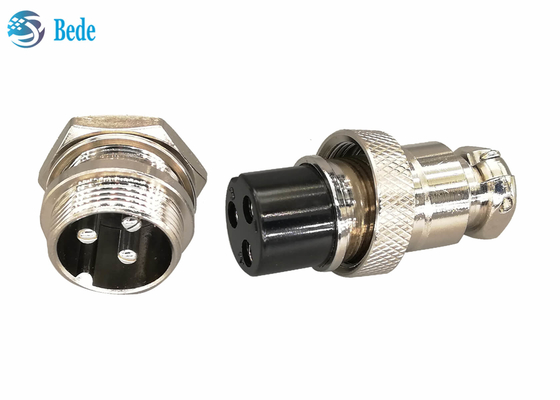 Mâle de connecteur de Front Mounting Circular Gx 20 et kits femelles 2~10/12/14/15 bornes