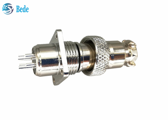 5 6 7 connecteur circulaire de Pin M12 avec le mâle carré de bride et les ensembles femelles