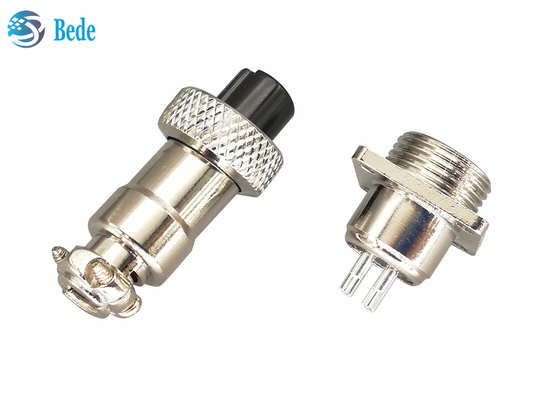 5 6 7 connecteur circulaire de Pin M12 avec le mâle carré de bride et les ensembles femelles