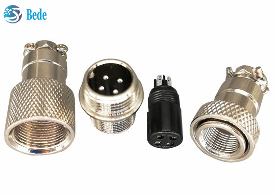 GX12 Connecteurs de qualité robuste Homme et femme Accrochage 2 3 4 5 6 7 broches 3A 200V