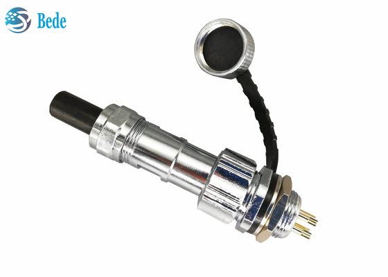 IP67 imperméabilisent la prise de connecteur de support de panneau GX12 ont placé femelle et le mâle 2~7pin 3A 200V