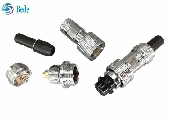 IP67 imperméabilisent la prise de connecteur de support de panneau GX12 ont placé femelle et le mâle 2~7pin 3A 200V