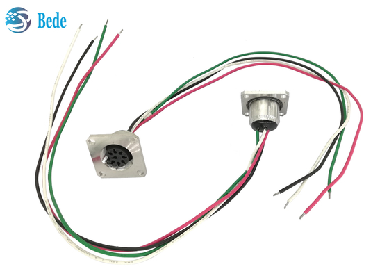 La femelle 8 Pin Flange Mounting ROUISSENT le style du cable connecteur AISG C485 A4 de contrôle