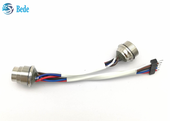 22AWG AISG intérieurs rouissent le mâle de câble de commande à la femelle avec des terminaux de Customzed