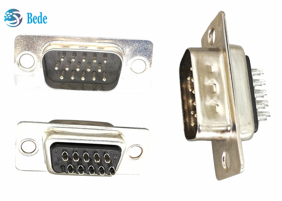 Le sous-marin Connetor de BEDE D 15 bornes D substratent le type de soudure masculin 5A de DB 15 Connetors