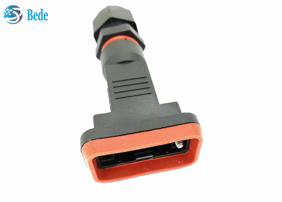 Matériel de logement imperméable de l'utilisation IP68 PA66 de câble de Connetors AISG de sous-marin de D