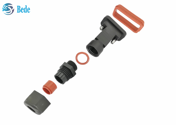 Matériel de logement imperméable de l'utilisation IP68 PA66 de câble de Connetors AISG de sous-marin de D