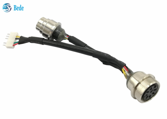 La mesure de fil 22AWG ROUISSENT le mâle de câbles à C.A. femelle 500V avec la prise de SCN2.54-6P
