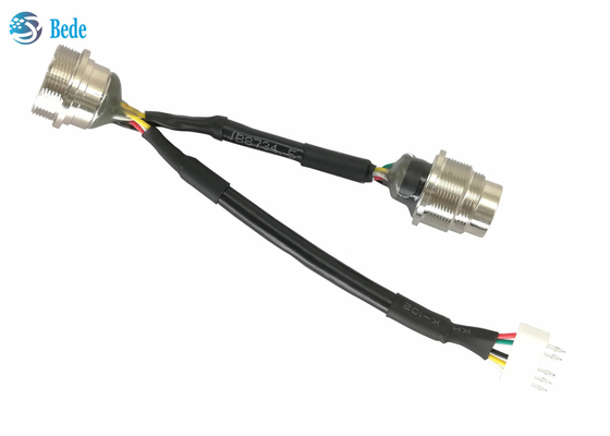La mesure de fil 22AWG ROUISSENT le mâle de câbles à C.A. femelle 500V avec la prise de SCN2.54-6P