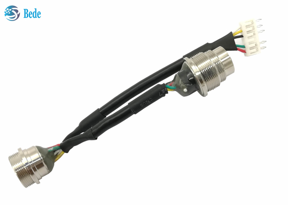 La mesure de fil 22AWG ROUISSENT le mâle de câbles à C.A. femelle 500V avec la prise de SCN2.54-6P