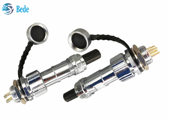 Le support imperméable de panneau de connexion d'aviation d'IP68 GX16 dénomment Pin 2~10