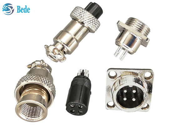 Connecteurs circulaires de 16 millimètres M16 avec Pin carré 200V de la bride 2~10