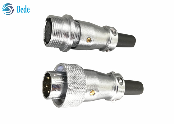 prise de 2 3 4 Pin Circular Connectors Plug And accouplant les connecteurs 25A 500V