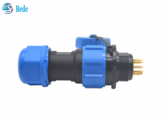 Aviation imperméable des cables connecteur M21 du support de panneau IP68 2 3 4 5 5C 7 Pin 9 12