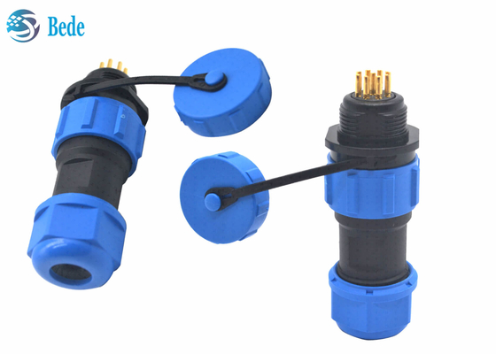 Aviation imperméable des cables connecteur M21 du support de panneau IP68 2 3 4 5 5C 7 Pin 9 12