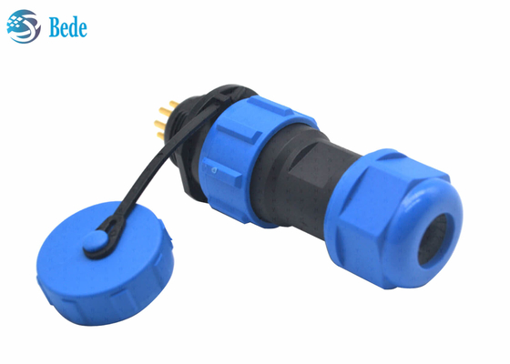 Aviation imperméable des cables connecteur M21 du support de panneau IP68 2 3 4 5 5C 7 Pin 9 12