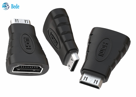 L'or a plaqué HDMI Mini Converter, une femelle à l'adaptateur de Mini Male HDMI