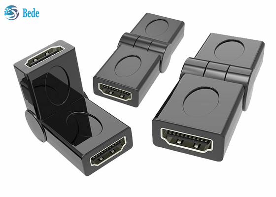 Mâle au coupleur femelle 90 du pivot HDMI 180 270 angle 3D réglable 4K de 360 degrés